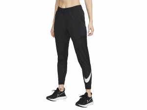 ナイキ NIKE Dri-FIT スウッシュ ラン ランニングパンツ レディース ブラック 黒 スポーツ フィットネス ロング パンツ DX0955-010