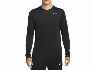 ナイキ NIKE Dri-FIT レジェンド ロングスリーブ フィットネストップ メンズ 春 秋 冬 ブラック 黒 スポーツ トレーニング 長袖 Tシャツ 