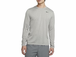 ナイキ NIKE Dri-FIT レジェンド ロングスリーブ フィットネストップ メンズ 春 秋 冬 グレー 灰色 スポーツ トレーニング 長袖 Tシャツ 