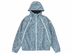 ルコック le coq sportif 総柄グラフィックウィンドジャケット(裏メッシュ付き) レディース 春 ブルー 青 スポーツ フィットネス パーカ