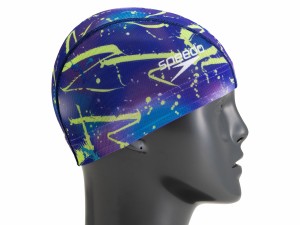 スピード speedo Lights In The Sea Mesh Cap ライトインザシーメッシュキャップ ユニセックス パープル 紫 水泳 スイム キャップ 帽子 S