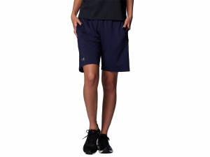 アンダーアーマー UNDER ARMOUR トレーニング ハーフ パンツ レディース ネイビー 紺 スポーツ フィットネス ハーフ パンツ 1372745-410