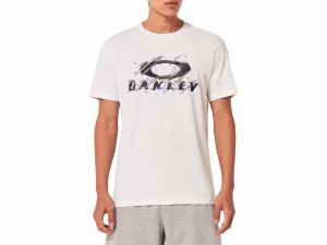 オークリー OAKLEY US規格 Enhance Qd SS Tee Noise Evo 2.0 エンハンス Qd 半袖 Tシャツ ノイズ エヴォ 2.0 メンズ 春 夏 ホワイト 白 