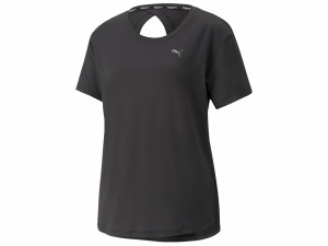 プーマ PUMA STUDIO YOGINI LITE SS TEE スタジオ ヨギーニ ライト 半袖 Tシャツ レディース 春 夏 ブラック 黒 スポーツ フィットネス 