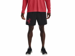 アンダーアーマー UNDER ARMOUR ウーブンショーツ ロゴグラフィック メンズ 春 夏 ブラック 黒 スポーツ トレーニング ハーフ パンツ 137