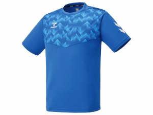 ヒュンメル hummel グラフィックシャツ メンズ 春 夏 ブルー 青 スポーツ トレーニング 半袖 Tシャツ HAP1175-631
