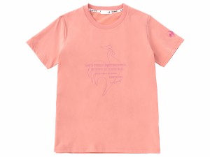 ルコック le coq sportif ヘランカSUNSCREEN半袖Tシャツ 池田エライザ着用 レディース 春 夏 ピンク 桃色 スポーツ フィットネス 半袖 T