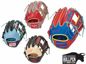 ローリングス Rawlings HOH MLB カラーシンク 軟式用グラブ 内野手用 一般 ブラック グレー レッド ブルー 野球 軟式 グローブ 内野手用 