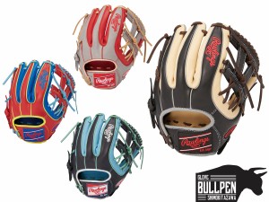 ローリングス Rawlings HOH MLB カラーシンク 軟式用グラブ オールフィルダー用 一般 ブラック グレー レッド ブルー 野球 軟式 グローブ