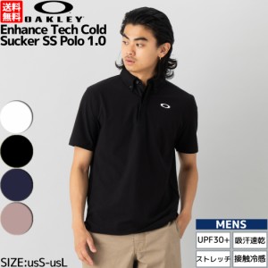 オークリー OAKLEY US規格 Enhance Tech Cold Sucker SS Polo 1.0 エンハンス テック コールド サカー 半袖 ポロ 1.0 メンズ ゴルフ 通勤