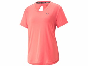 プーマ PUMA STUDIO YOGINI LITE SS TEE スタジオ ヨギーニ ライト 半袖 Tシャツ レディース 春 夏 ピンク 桃色 スポーツ フィットネス 