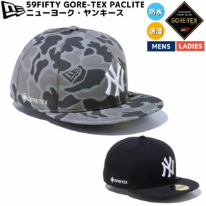 ニューエラ NEW ERA 59FIFTY GORE-TEX PACLITE ニューヨーク・ヤンキース ユニセックス オールシーズン 帽子 キャップ ブラック カモ GOR