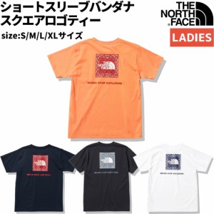 ノースフェイス THE NORTH FACE ショートスリーブバンダナスクエアロゴティー S/S Bandana Square Logo Tee レディース カジュアル 半袖 