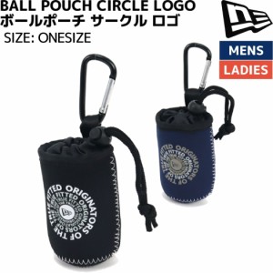 ニューエラ NEW ERA ボールポーチ サークルロゴ GF BALL POUCH ゴルフ メンズ レディース ボール ケース ミニバック 収納 小物 アイテム 