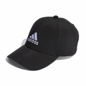 アディダス adidas BBL エンボスキャップ 刺しゅうロゴ 軽量 ベースボールキャップ ブラック 黒 スポーツ 帽子 キャップ DKH27-IB3244