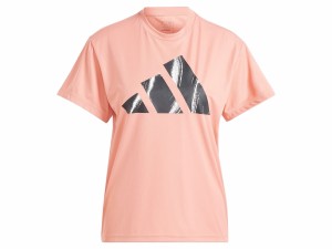 アディダス adidas ラン イット ブランドラブ 半袖Tシャツ レディース 春 夏 オレンジ 橙 スポーツ フィットネス 半袖 Tシャツ DMH27-IL4