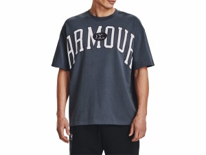 アンダーアーマー UNDER ARMOUR オーバーサイズ サミット ヘビーウェイト ショートスリーブTシャツ メンズ 春 夏 ネイビー 紺 スポーツ 