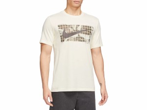 ナイキ NIKE Dri-FIT カモ S/S Tシャツ メンズ 春 夏 ベージュ スポーツ トレーニング 半袖 Tシャツ FJ2447-113