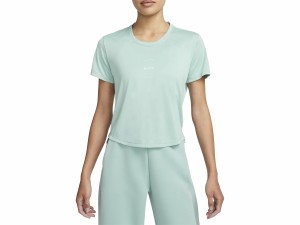 ナイキ NIKE Dri-FIT ワン ショートスリーブ クロップ トップ レディース 春 夏 ブルー 青 スポーツ フィットネス 半袖 Tシャツ FN7255-3