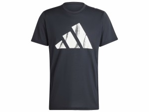 アディダス adidas ブランドラブ 半袖Tシャツ メンズ 春 夏 ブラック 黒 スポーツ トレーニング 半袖 Tシャツ NDU66-HZ4512