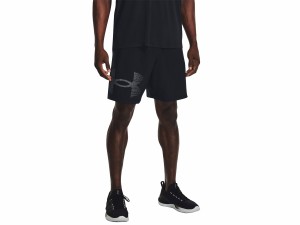 アンダーアーマー UNDER ARMOUR ウーブンショーツ ロゴグラフィック メンズ 春 夏 ブラック 黒 スポーツ トレーニング ハーフ パンツ 137