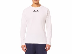 オークリー OAKLEY US規格 Enhance LS Crew 13.7 エンハンス 長袖 クルー 13.7 メンズ 春 秋 ホワイト 白 スポーツ トレーニング 長袖 T