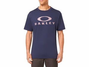 オークリー OAKLEY US規格 Enhance Qd SS Tee O Bark Evo 2.7 エンハンス Qd 半袖 Tシャツ O バーク エヴォ 2.7 メンズ 春 夏 ネイビー 