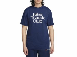 ナイキ NIKE トラック クラブ Dri-FIT ショートスリーブ ランニングトップ メンズ 春 夏 ネイビー 紺 スポーツ トレーニング 半袖 Tシャ