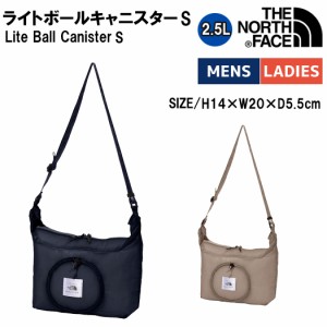 ノースフェイス THE NORTH FACE ライトボールキャニスターS ユニセックス ネイビー ベージュ カジュアル 小物 バック サコッシュ ショル