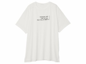 ダンスキン DANSKIN PRINT H/S OVERSIZED TEE プリントハーフスリーブオーバーサイズドティー レディース 春 夏 ホワイト 白 スポーツ フ