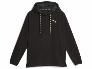 プーマ PUMA LOGO LOVE ロゴ ラブ フーディー レディース 秋 冬 ブラック 黒 スポーツ フィットネス プルオーバー パーカー 524598-01