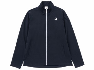 ルコック le coq sportif 防風ニットジャージ スタンドジャケット レディース 秋 冬 ネイビー 紺 スポーツ フィットネス フルジップ ジャ