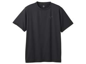 デサント DESCENTE ロゴハーフスリーブシャツ メンズ 春 夏 ブラック 黒 スポーツ トレーニング 半袖 Tシャツ DJMWGA65-BK