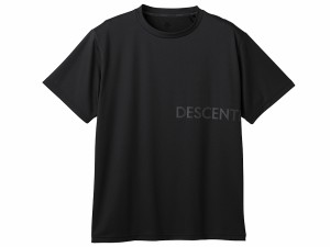 デサント DESCENTE ロゴハーフスリーブシャツ メンズ 春 夏 ブラック 黒 スポーツ トレーニング 半袖 Tシャツ DJMWGA66-BK