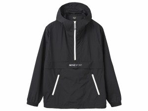 デサント DESCENTE ナイロンスパンライク アノラックパーカー メンズ 秋 冬 ブラック 黒 スポーツ トレーニング パーカー ジャケット DMM