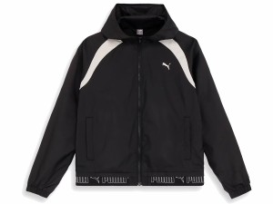 プーマ PUMA トリコット ウーブン ジャケット 裏起毛 レディース 秋 冬 ブラック 黒 スポーツ フィットネス パーカー ジャケット 524294-