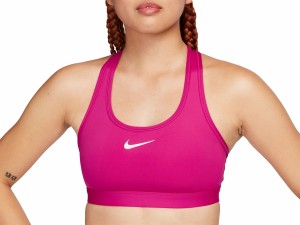 ナイキ NIKE スウッシュ ミディアムサポート パッディド スポーツブラ レディース オールシーズン ピンク 桃色 スポーツ フィットネス イ