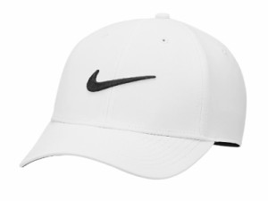 ナイキ NIKE Dri-FIT クラブ ストラクチャード スウッシュ キャップ ホワイト スポーツ 帽子 キャップ FB5625-25