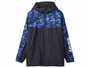 デサント DESCENTE HEATNAVI ヒートナビ 総柄グラフィック スリーブロゴ フルジップフーディー メンズ 秋 冬 ネイビー 紺 スポーツ トレ