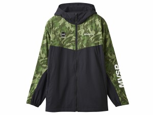 デサント DESCENTE HEATNAVI ヒートナビ 総柄グラフィック スリーブロゴ フルジップフーディー メンズ 秋 冬 カーキ 枯草色 スポーツ ト