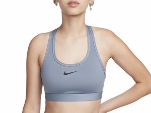 ナイキ NIKE スウッシュ ミディアムサポート パッディド スポーツブラ レディース オールシーズン ブルー 青 スポーツ フィットネス イン