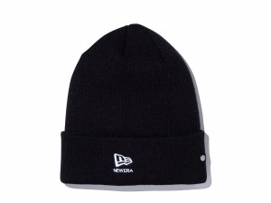 ニューエラ NEW ERA ベーシック カフニット Flag & Wordmark ブラック BASIC CUFF KNIT カジュアル 帽子 13751361