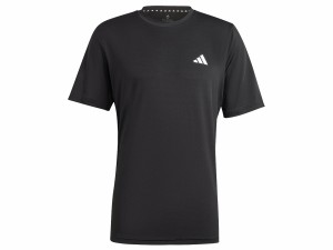 アディダス adidas トレイン エッセンシャルズ ストレッチ トレーニング 半袖Tシャツ メンズ 春 夏 ブラック 黒 スポーツ トレーニング 