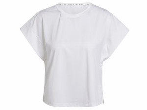 アディダス adidas YOGA Tシャツ レディース 春 夏 ホワイト 白 スポーツ フィットネス 半袖 Tシャツ KNS52-IS2978