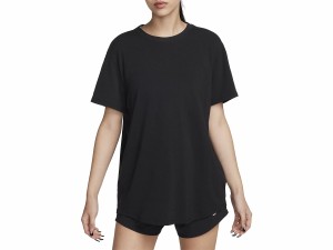 ナイキ NIKE Dri-FIT ワン リラックスド ショートスリーブ トップ レディース 春 夏 ブラック 黒 スポーツ フィットネス 半袖 Tシャツ FN