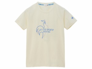 ルコック le coq sportif ヘランカサンスクリーン 半袖Tシャツ 池田エライザ着用 レディース 春 夏 クーリング ホワイト 白 スポーツ フ