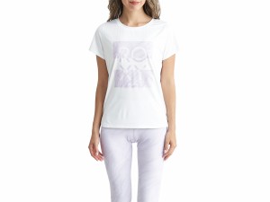 ロキシー ROXY SPIRITED TEE スピリテッド Tシャツ レディース 春 夏 水陸両用 速乾 UVカット ホワイト 白 スポーツ フィットネス 半袖 T