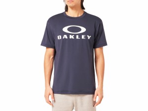 オークリー OAKLEY US規格 Enhance Qdevo SS Tee O Bark 3.0 エンハンス Qdevo 半袖 Tシャツ O バーク 3.0 メンズ 春 夏 ネイビー 紺 ス