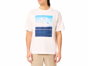 オークリー OAKLEY US規格 Enhance Qdc SS Tee Sunset 3.0 エンハンス Qdc 半袖 Tシャツ サンセット 3.0 メンズ 春 夏 ホワイト 白 スポ
