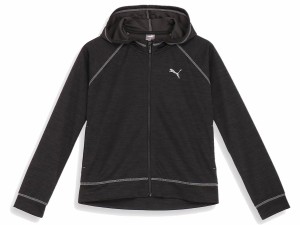 プーマ PUMA MOTION フルジップ フーデッド ジャケット レディース ブラック 黒 スポーツ フィットネス パーカー ジャケット 680720-01